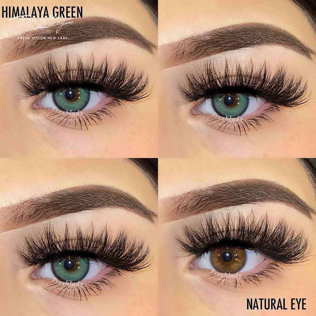 HIMALAYA GREEN CONTACT LENSES